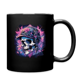Totenkopf Skull Skulls Skull Skeleton - Full Color Mug - black - Right