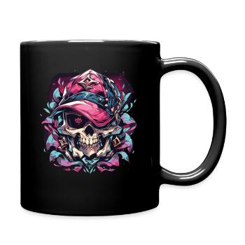 Totenkopf Skull Skulls Skull Skeleton - Full Color Mug - black - Right
