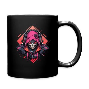 Totenkopf Skull Skulls Skull Skeleton - Full Color Mug - black - Right