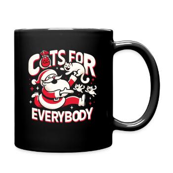 Cats For Everybody Cat Cats Cat Lovers - Full Color Mug - black - Right