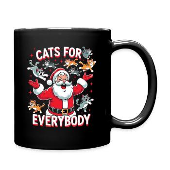 Cats For Everybody Cat Cats Cat Lovers - Full Color Mug - black - Right