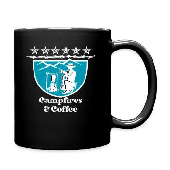 Campfires and Coffee - Full Color Mug - black - Right