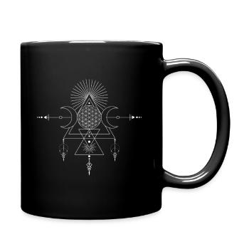 Music Festival Shirt - Yoga Outfit - Full Color Mug - black - Right