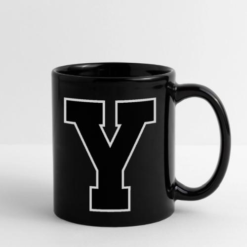 Varsity Letter Y Collegiate Alphabet Art - Full Color Mug