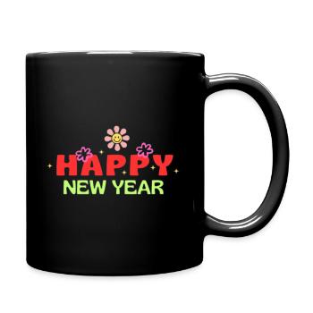 Happy New Year - Festive Celebration Tee - Full Color Mug - black - Right