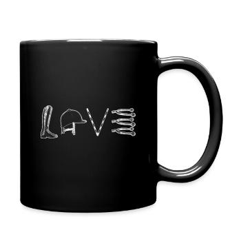 Love Equestrian Sports - Full Color Mug - black - Right
