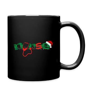 Nurse, proud to be one! - Full Color Mug - black - Right