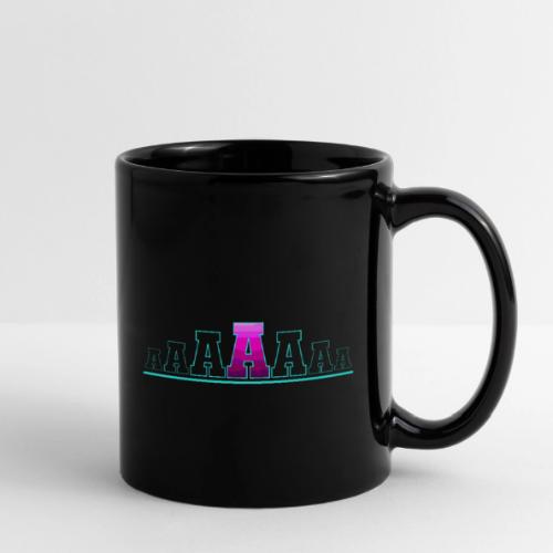 Letter A – Capital Varsity Alphabet Monogram - Full Color Mug