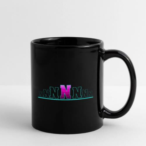 Letter N – Capital Varsity Alphabet Monogram - Full Color Mug