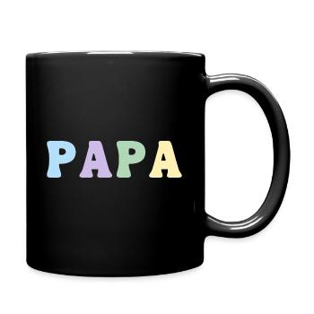 Papa - Full Color Mug - black - Right