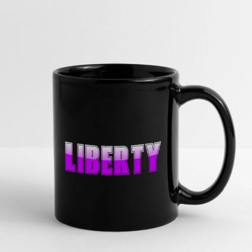 Liberty Typography Graphic Design - Full Color Mug