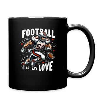 Touchdown Love - Full Color Mug - black - Right