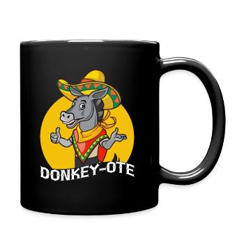 Donkey Ote | Funny Donkey Quotes - Full Color Mug - black - Right