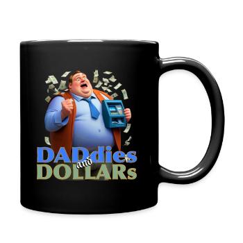 DADDIES & DOLLARS - Full Color Mug - black - Right
