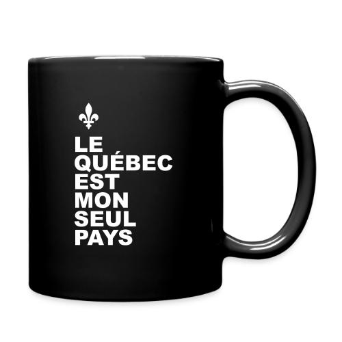 Le Québec est mon seul pays - Tasse colorée