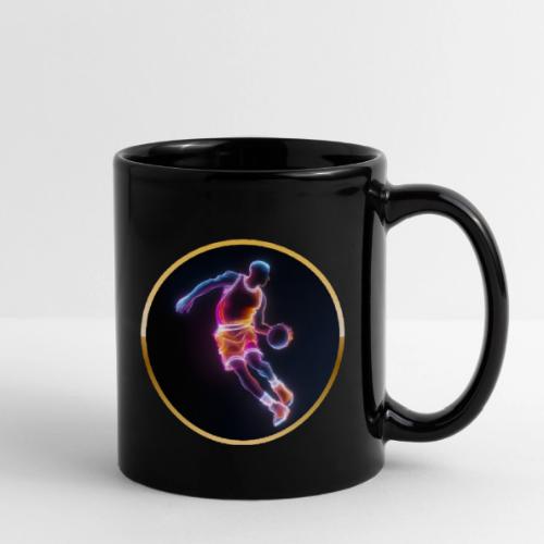 Neon Basketball Player - Full Color Mug