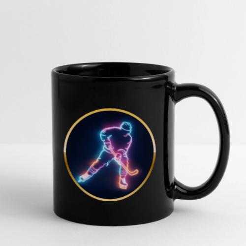 Golden Neon Hockey - Full Color Mug