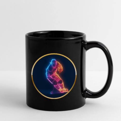 Hockey: Neon Hockey Sketch - Full Color Mug