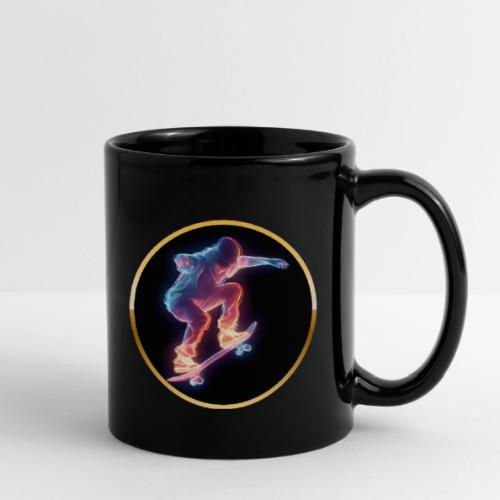 Skateboarding: Neon Skate Orbit - Full Color Mug