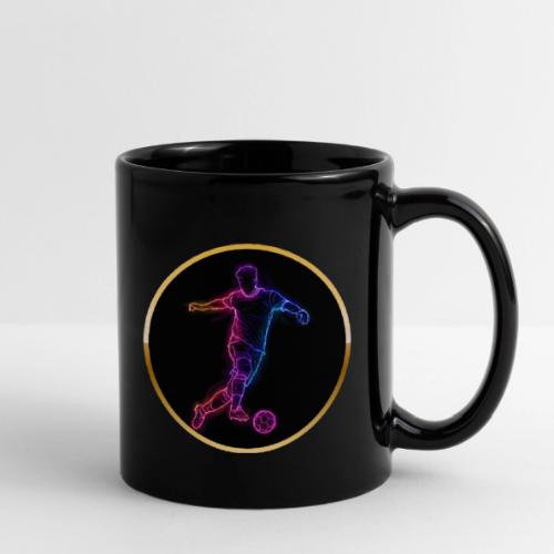Neon Soccer Flow - Full Color Mug
