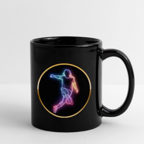 Soccer: Neon Goal Fusion - Full Color Mug