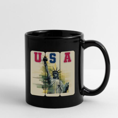 Art illustration of the Statue of Liberty - Full Color Mug
