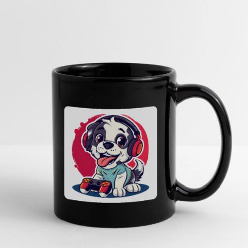 Puppy: Playful Paws Gaming Buddy - Full Color Mug