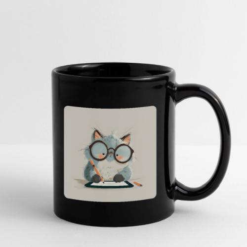 Creative Cat Digital Artist Illustration - Full Color Mug