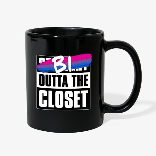 Bi Outta the Closet - Bisexual Pride - Full Color Mug