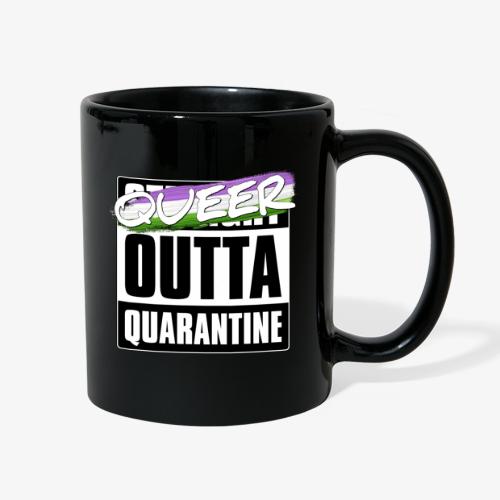 Queer Outta Quarantine - Genderqueer Pride - Full Color Mug