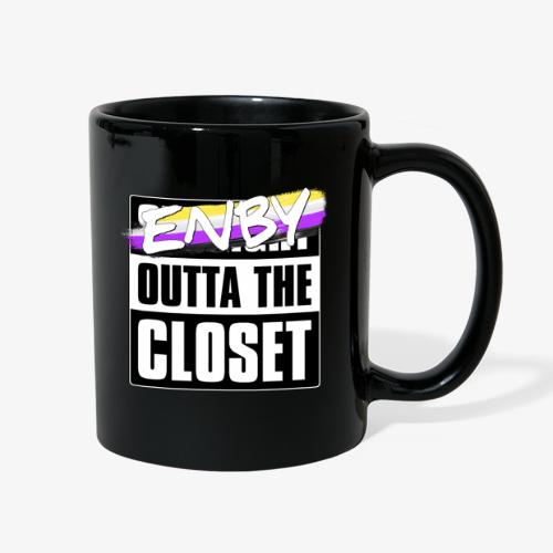 Enby Outta the Closet - Nonbinary Pride - Full Color Mug