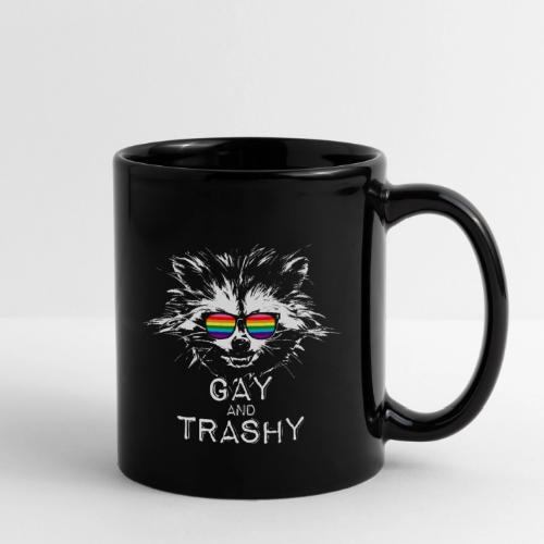 Gay and Trashy Raccoon Sunglasses Gilbert Baker - Full Color Mug