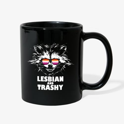 Lesbian and Trashy Raccoon Sunglasses Lesbian - Full Color Mug