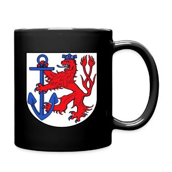 Düsseldorf Coat of Arms - Full Color Mug - black - Right