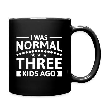 I Was Normal Three Kids Ago - Full Color Mug - black - Right