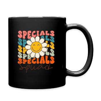 Specials Squad Art Music PE Tech Teacher Team - Full Color Mug - black - Right