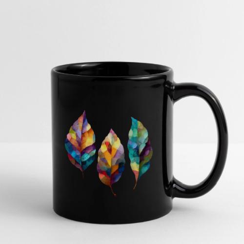 Art: Colorful Leaf Harmony - Full Color Mug