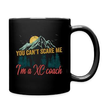 XC Cross Country Running - Full Color Mug - black - Right