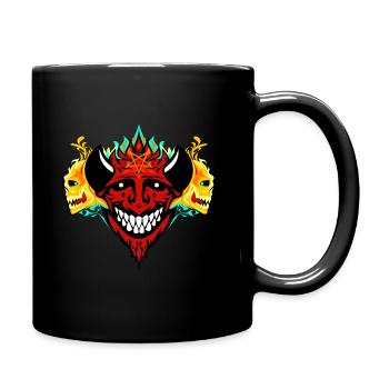 Satan Hell - Full Color Mug - black - Right