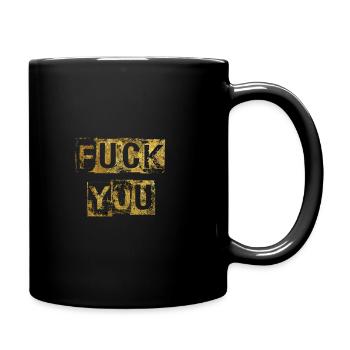 Fuck you - Full Color Mug - black - Right