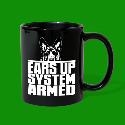 Ears Up System Armed German Shepherd - Full Color Mug