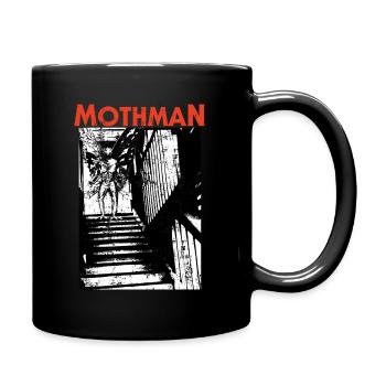 MOTHMAN HALLOWEEN - Crypto Zoo - Full Color Mug - black - Right