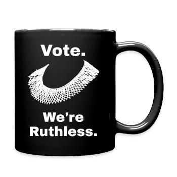 Vote We're Ruthless - Full Color Mug - black - Right
