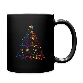 Christmas Fir Tree - Full Color Mug - black - Right