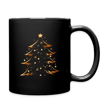 Christmas Fir Tree - Full Color Mug - black - Right