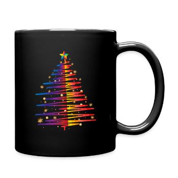 Christmas Fir Tree - Full Color Mug - black - Right