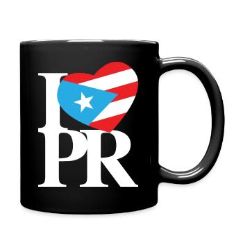I Love Pr Retro - Full Color Mug - black - Right