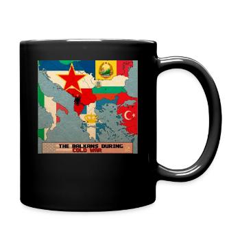 Balkans during Cold War - Full Color Mug - black - Right