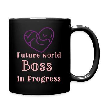 Future World Boss in Progress - Full Color Mug - black - Right