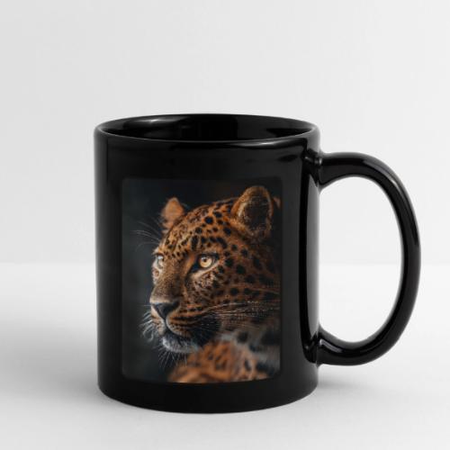 Amur Leopard Face Wildlife Design - Full Color Mug